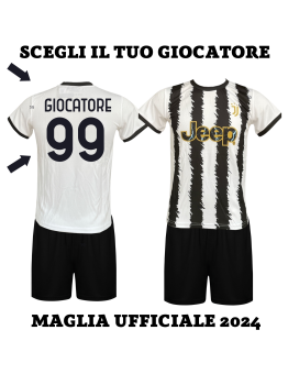 kit Maglia Rabiot 25 Juventus ufficiale autorizzata 2023/2024 bianconera Juve home